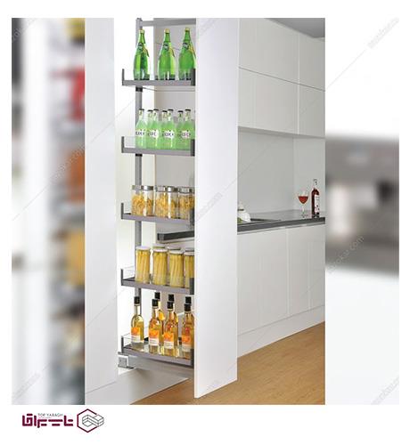 سوپر ریلی کمدی کریستال عرض 20 ارتفاع 148 – 118 سانتیمتر فانتونی fantoni کد F-0E-121-01